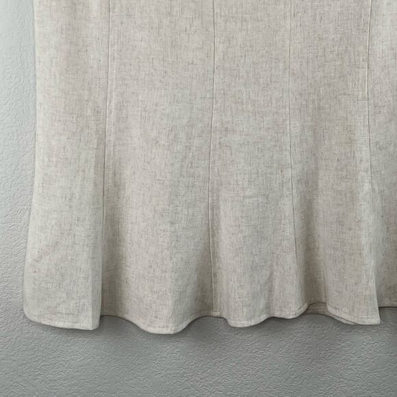 Courtenay Paneled Midi Skirt Heathered Cream NWT Plus Size 22W - Picture 10 of 14